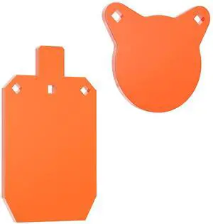 AR500 Steel Targets for Shooting, 1/2'' or 3/8'' Thick Torso Gong Combo Metal Targets for Shooting Laser Cut Steel AR500 Steel Targets for Shooting, 1/2'' or 3/8'' Thick Torso Gong Combo Metal Targets for Shooting Laser Cut Steel