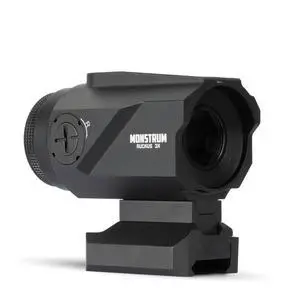 Ruckus (e) 3X Prism Scope with Electronic Button Control and Shake Awake Ruckus (e) 3X Prism Scope with Electronic Button Control and Shake Awake