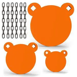 AR500 Steel Targets Combo, Add on Metal Chains, Laser Cut - No Burr - Neon Color AR500 Steel Targets Combo, Add on Metal Chains, Laser Cut - No Burr - Neon Color