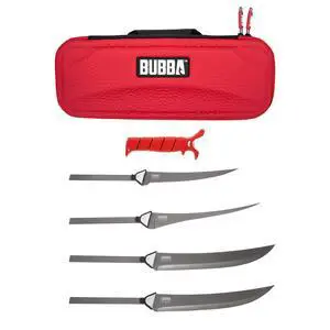 Multi-Flex Interchangeable Blade Kit, with Non-Slip Grip Handle, 2 Ti-Nitride S.S. Coated Non-Stick Blades and Case for Fishing Multi-Flex Interchangeable Blade Kit, with Non-Slip Grip Handle, 2 Ti-Nitride S.S. Coated Non-Stick Blades and Case for Fishing