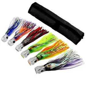 Saltwater Trolling Lure for Marlin Tuna Mahi Dolphin Durado Wahoo Trolling Lures Free Mesh Bag Offshore Big Game Lures Saltwater Trolling Lure for Marlin Tuna Mahi Dolphin Durado Wahoo Trolling Lures Free Mesh Bag Offshore Big Game Lures