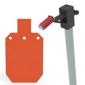 AR500 Steel Target for Shooting, 1/2 inch Thick Metal Target, Neon Orange Color (1/2 inch Thick with 7" x 12" Size), with T Post Hanger AR500 Steel Target for Shooting, 1/2 inch Thick Metal Target, Neon Orange Color (1/2 inch Thick with 7" x 12" Size), with T Post Hanger