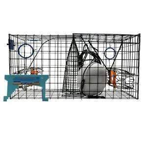 Maryland Blue Crab Pot Trap, PVC Coated Wire mesh, Heavy Duty, Two T.E.D. (Turtle Excluder Device), Two Escape Rings, Float, Rope, Ready for use. Come with Crab & Lobster Measure Gauge. Made in USA Maryland Blue Crab Pot Trap, PVC Coated Wire mesh, Heavy Duty, Two T.E.D. (Turtle Excluder Device), Two Escape Rings, Float, Rope, Ready for use. Come with Crab & Lobster Measure Gauge. Made in USA