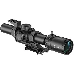 FFP LPVO Rifle Scope 1-6x/1-8x/1-10x with Red & Green Illuminated Reticle, Self-Locking Turrets & Cantilever Mount for Picatinny Rail FFP LPVO Rifle Scope 1-6x/1-8x/1-10x with Red & Green Illuminated Reticle, Self-Locking Turrets & Cantilever Mount for Picatinny Rail