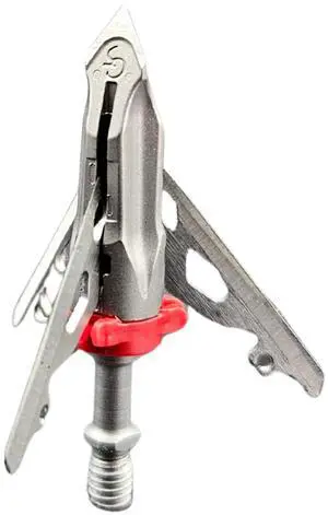 G5 Deadmeat V2 3-Blade Expandable Broadheads | 3-Pack | 100/125 Grains | Razor Sharp 1.5" Cutting Diameter Mechanical Blades | Screw in | Crossbow Compatible | 1 BMP Practice Tip Included G5 Deadmeat V2 3-Blade Expandable Broadheads | 3-Pack | 100/125 Grains | Razor Sharp 1.5" Cutting Diameter Mechanical Blades | Screw in | Crossbow Compatible | 1 BMP Practice Tip Included