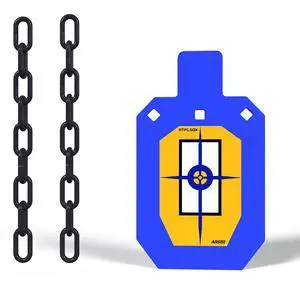 AR500 Steel Target for Shooting, 1/2 inch Thick Metal Target with Mounting Kit, High Caliber Gong Silhouette Metal Targets for Precision Shooting AR500 Steel Target for Shooting, 1/2 inch Thick Metal Target with Mounting Kit, High Caliber Gong Silhouette Metal Targets for Precision Shooting