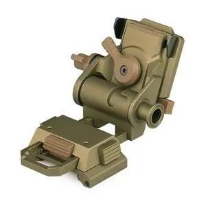 NVG Mount Night Vision Goggles Metal Helmet Mount for L4G24 PVS15/PVS18, Rhino Adjustable Metal Aluminum Helmet Adapter (Tan) NVG Mount Night Vision Goggles Metal Helmet Mount for L4G24 PVS15/PVS18, Rhino Adjustable Metal Aluminum Helmet Adapter (Tan)