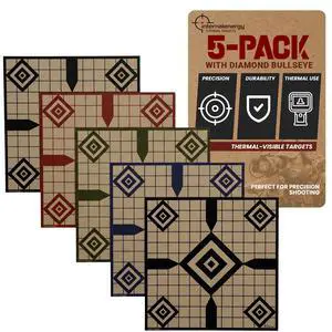 Thermal Targets Extra-Bright Passive Zeroing Rifle Targets with Thermal Squares, Durable Outdoor Range Practice, No Tilting or Power Required Thermal Targets Extra-Bright Passive Zeroing Rifle Targets with Thermal Squares, Durable Outdoor Range Practice, No Tilting or Power Required