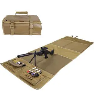 Shooting Mats Prone Padded, Extra Large Portable Roll Up Folded Waterproof Non-Slip Tactical Shooting Mat with Thickened Cotton Padding, Bipod Holder & 2 Accessory Pockets for Range Shooting Hunting Shooting Mats Prone Padded, Extra Large Portable Roll Up Folded Waterproof Non-Slip Tactical Shooting Mat with Thickened Cotton Padding, Bipod Holder & 2 Accessory Pockets for Range Shooting Hunting