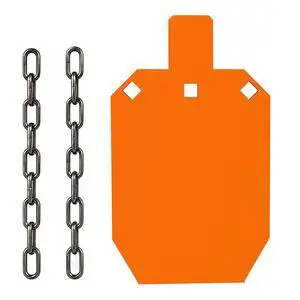 1/2" Thick 12x20 AR500 Steel Targets for Shooting, Metal Gong Shooting Target, with Metal Chains, Neon Orange Color 1/2" Thick 12x20 AR500 Steel Targets for Shooting, Metal Gong Shooting Target, with Metal Chains, Neon Orange Color