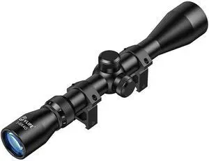 3-9x40 Optics R4 Reticle Crosshair Scope with Scope Mounts 3-9x40 Optics R4 Reticle Crosshair Scope with Scope Mounts