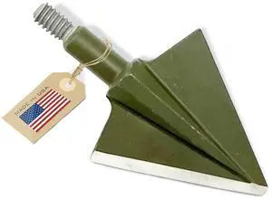 VPA 1 1/8" 2 Blade Right Single Bevel Broadhead, Screw-in, S7 Premium Tool Steel 56-58 Rockwell, 3 Pack, Made in The USA VPA 1 1/8" 2 Blade Right Single Bevel Broadhead, Screw-in, S7 Premium Tool Steel 56-58 Rockwell, 3 Pack, Made in The USA