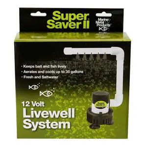Super Saver Live Well Bait System & Aerator Kit Super Saver Live Well Bait System & Aerator Kit