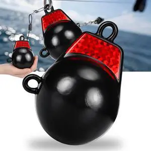 Coated Downrigger Ball Weight with Keel Downrigger Weights Vinyl-Coated Trolling Weight for Boats Round Marine Accessories Black Coated Downrigger Ball Weight with Keel Downrigger Weights Vinyl-Coated Trolling Weight for Boats Round Marine Accessories Black