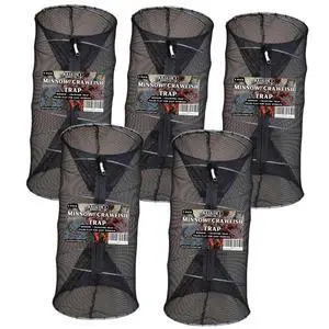 Fishing Bait Trap Crawdad Minnow Trap 24 inch Large Folding Collapsible Heavy Duty Crawfish Bait Fish Traps Shrimp Lobster Cast Net Fishing Bait Trap Crawdad Minnow Trap 24 inch Large Folding Collapsible Heavy Duty Crawfish Bait Fish Traps Shrimp Lobster Cast Net