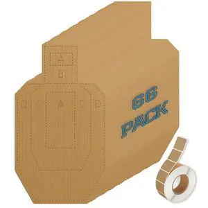 Shooting Targets for the Range, 30 x 18 Inch Silhouette Cardboard Targets for Tactical Practice Competitions with Paster Shooting Targets for the Range, 30 x 18 Inch Silhouette Cardboard Targets for Tactical Practice Competitions with Paster