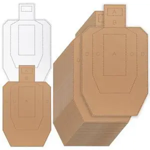 30"x18" 2mm Thicken Cardboard Silhouette Shooting Targets - 20/30/50 Pcs Tactical Targets for Shooting Range Practice Competitions Self-Defense Training 30"x18" 2mm Thicken Cardboard Silhouette Shooting Targets - 20/30/50 Pcs Tactical Targets for Shooting Range Practice Competitions Self-Defense Training