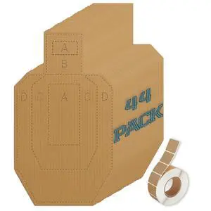 Shooting Targets for the Range, 30 x 18 Inch Silhouette Cardboard Targets for Tactical Practice Competitions with Paster Shooting Targets for the Range, 30 x 18 Inch Silhouette Cardboard Targets for Tactical Practice Competitions with Paster