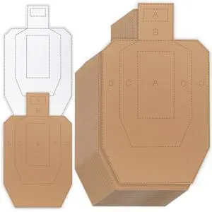 30"x18" 2mm Thicken Cardboard Silhouette Shooting Targets - 20/30/50 Pcs Tactical Targets for Shooting Range Practice Competitions Self-Defense Training 30"x18" 2mm Thicken Cardboard Silhouette Shooting Targets - 20/30/50 Pcs Tactical Targets for Shooting Range Practice Competitions Self-Defense Training