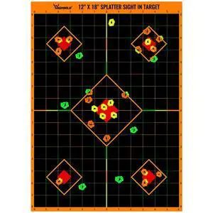 Sight in Splatter Paper Targets - Splash Effect of Multiple Colors - 12x18 Inch Sight in Splatter Paper Targets - Splash Effect of Multiple Colors - 12x18 Inch