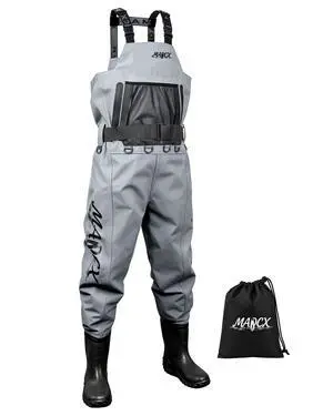 High Strength Nylon PVC Waterproof Fishing Chest Waders with Bootfoot | 600D Premium Ripstop Nylon Taslon Fabric,Dmultiple D-rings,Anti-Slip Boots,Comfortable Adjustable Fit,Waterproof&Durable High Strength Nylon PVC Waterproof Fishing Chest Waders with Bootfoot | 600D Premium Ripstop Nylon Taslon Fabric,Dmultiple D-rings,Anti-Slip Boots,Comfortable Adjustable Fit,Waterproof&Durable