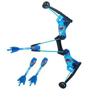HyperStrike FireTek Bow Archer Pack, Light Up Bow and Light Up Zonic Whistle Arrows, Shoots Arrows Over 200ft, Outdoor Play with Friends and Family, for Ages 14+ (Blue) HyperStrike FireTek Bow Archer Pack, Light Up Bow and Light Up Zonic Whistle Arrows, Shoots Arrows Over 200ft, Outdoor Play with Friends and Family, for Ages 14+ (Blue)