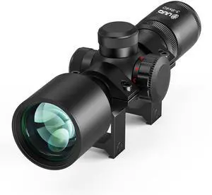 3-9x40 Compact Rifle Scope Red/Green Illuminated Reticle, Parallax Correction & Fast Focus | Lightweight & Water-Resistant | Fits 11/20mm Rails 3-9x40 Compact Rifle Scope Red/Green Illuminated Reticle, Parallax Correction & Fast Focus | Lightweight & Water-Resistant | Fits 11/20mm Rails