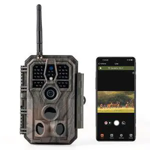 E8 WiFi Trail Camera (Non-Cellular), Stable WiFi with External Antenna, On-Site App Viewing, HD Video with Sound, No-Glow Night Vision, Motion Activated Waterproof Game Camera E8 WiFi Trail Camera (Non-Cellular), Stable WiFi with External Antenna, On-Site App Viewing, HD Video with Sound, No-Glow Night Vision, Motion Activated Waterproof Game Camera