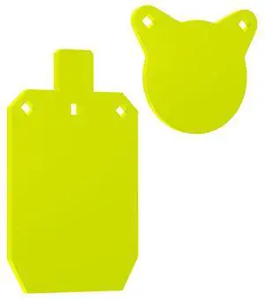 AR500 Steel Targets for Shooting, 1/2'' Thick Silhouette Gong Combo Metal Targets for Shooting Laser Cut Steel AR500 Steel Targets for Shooting, 1/2'' Thick Silhouette Gong Combo Metal Targets for Shooting Laser Cut Steel
