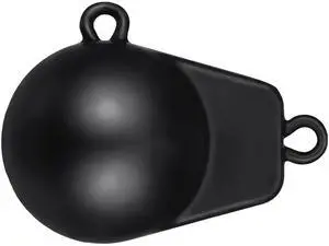Downrigger Weight Coated Ball Fishing Downriggers Sinker for Downriggers, Black Downrigger Weight Coated Ball Fishing Downriggers Sinker for Downriggers, Black