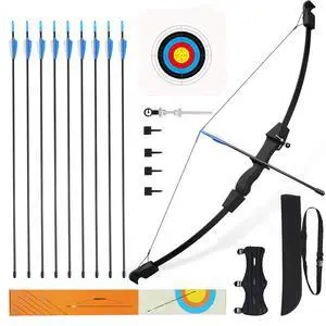 40" Youth Bow and Arrow Set for Kids 8-12 & Teens - Ambidextrous Recurve Archery Gear with Safety Arrows - Toys for Ages 8-13, Backyard Games Gift for Beginner Archers 40" Youth Bow and Arrow Set for Kids 8-12 & Teens - Ambidextrous Recurve Archery Gear with Safety Arrows - Toys for Ages 8-13, Backyard Games Gift for Beginner Archers