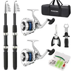 Fishing Pole Combo Set 6.9ft 2PCS Telescopic Fishing Rod and Reel Combo with Fishing Pliers and Lip Gripper Collapsible Fishing Rod and Reel Kits for Bass Fishing Pole Combo Set 6.9ft 2PCS Telescopic Fishing Rod and Reel Combo with Fishing Pliers and Lip Gripper Collapsible Fishing Rod and Reel Kits for Bass