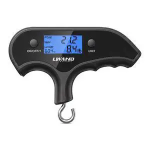 Archery Draw Weight Scale Max 110 Lbs for Compound Bow Tuning | Peak hold function, backlit LCD display, 110 lbs measuring range, lightweight handheld scale for archery bow tuning Archery Draw Weight Scale Max 110 Lbs for Compound Bow Tuning | Peak hold function, backlit LCD display, 110 lbs measuring range, lightweight handheld scale for archery bow tuning