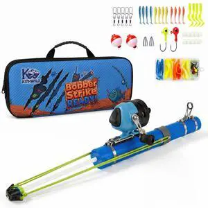 Catapult Fishing Rod Combo with Spincast Reel & Complete Tackle Kit, Slingshot Casting System, 15-25M Distance for Beginners Catapult Fishing Rod Combo with Spincast Reel & Complete Tackle Kit, Slingshot Casting System, 15-25M Distance for Beginners