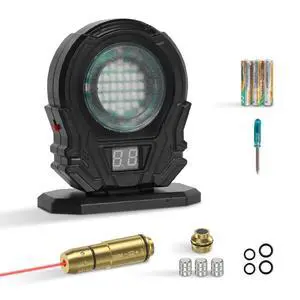 Dry Fire Training Kit Eletronic Target with Laser Cartridge for Shooting Practice Portable Reactive Counting Mark Real-time Feedback Dry Fire Training Kit Eletronic Target with Laser Cartridge for Shooting Practice Portable Reactive Counting Mark Real-time Feedback