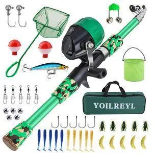 Collapsible Telescopic Fishing Rod and Reel Combo Push Button Small Fishing Pole Kit Beginner Youth Boys Fishing Starter Set Tackle Collapsible Telescopic Fishing Rod and Reel Combo Push Button Small Fishing Pole Kit Beginner Youth Boys Fishing Starter Set Tackle