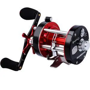 Fishing Reels Round Baitcasting Reel - Conventional Reel - Reinforced Metal Body and Supreme Star Drag Fishing Reels Round Baitcasting Reel - Conventional Reel - Reinforced Metal Body and Supreme Star Drag