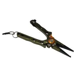 Elite Saltwater Fishing Pliers, Patented Ceramic Braid and Line Cutter, Hook Remover, Sheath and Lanyard (Split Ring Tip) Elite Saltwater Fishing Pliers, Patented Ceramic Braid and Line Cutter, Hook Remover, Sheath and Lanyard (Split Ring Tip)