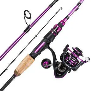 Fishing Pole, 30-Ton Carbon Fiber Fishing Rod and Reel Combo, 2 Pcs Blanks Spinning Reel Combos Fishing Pole, 30-Ton Carbon Fiber Fishing Rod and Reel Combo, 2 Pcs Blanks Spinning Reel Combos