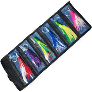 Set 6 Pcs Saltwater Trolling Lure 6.5/7/9 inch Marlin Deep Sea Fishing Bait | For Tuna Dolphin Sailfish Shark Big Game Fishing Tackle Set 6 Pcs Saltwater Trolling Lure 6.5/7/9 inch Marlin Deep Sea Fishing Bait | For Tuna Dolphin Sailfish Shark Big Game Fishing Tackle