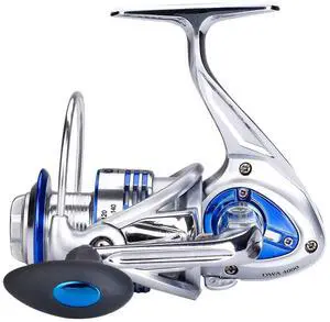 Spinning Fishing Reels for Saltwater Freshwater 3000 4000 5000 6000 7000 Spools Ultra Smooth Ultralight Powerful Trout Bass Carp Gear Stainless Ball Bearings Metal Body Ice Fishing Reels Spinning Fishing Reels for Saltwater Freshwater 3000 4000 5000 6000 7000 Spools Ultra Smooth Ultralight Powerful Trout Bass Carp Gear Stainless Ball Bearings Metal Body Ice Fishing Reels