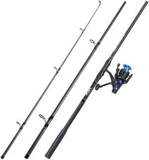 Surf Fishing Rod Combo Medium/Heavy 3 Piece Baitfeeder Spinning Combo with 4000 Size Reel for Travel Surf Fishing Rod Combo Medium/Heavy 3 Piece Baitfeeder Spinning Combo with 4000 Size Reel for Travel