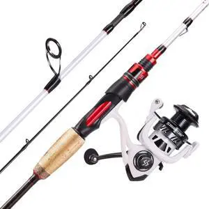 Spinning Combo, Medium Heavy Fishing Pole and 2000 Spinning Reel Set, Fishing Rod and Reel Commbo for Bass Fishing Tackle Spinning Combo, Medium Heavy Fishing Pole and 2000 Spinning Reel Set, Fishing Rod and Reel Commbo for Bass Fishing Tackle