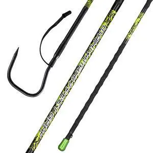 Fishing Gaff Saltwater Fish Gaff with 4-Inch Stainless Steel Fishing Hook Solid Fiberglass Fishing Gaff 3'/ 4'8''/ 7' Fishing Gaff Saltwater Fish Gaff with 4-Inch Stainless Steel Fishing Hook Solid Fiberglass Fishing Gaff 3'/ 4'8''/ 7'