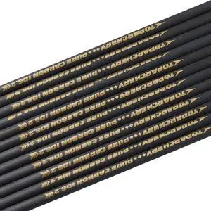 Arrow Shafts Pure Carbon Shafts 33 Inch Arrow Tube Spine 300 350 400 500 600 for DIY Hunting Arrows Recurve Bow Compound Bow 12Pcs Arrow Shafts Pure Carbon Shafts 33 Inch Arrow Tube Spine 300 350 400 500 600 for DIY Hunting Arrows Recurve Bow Compound Bow 12Pcs