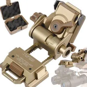 NVG Mount for PVS14/15/18 G24 Night Vision Goggles Adjustable L4 G24 Metal NVG Helmet Mount PVS 31 CNC Dovetail NVG Mount NVG Mount for PVS14/15/18 G24 Night Vision Goggles Adjustable L4 G24 Metal NVG Helmet Mount PVS 31 CNC Dovetail NVG Mount