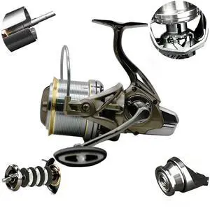 Saltwater Spinning Reels 8000/10000/14000, Heavy Duty Surf Fishing Reel for Long Casting, 6+1BB, 4.8:1 Gear Ratio, 61lbs Max Drag, Corrosion-Resistant CNC Aluminum High Capacity Spool Saltwater Spinning Reels 8000/10000/14000, Heavy Duty Surf Fishing Reel for Long Casting, 6+1BB, 4.8:1 Gear Ratio, 61lbs Max Drag, Corrosion-Resistant CNC Aluminum High Capacity Spool