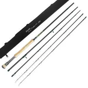 Troutflow Fly Fishing Rod, 9FT 5wt 8wt, Japan Toray 46T Carbon Fiber Fast Action 4-Piece Fly Rod with Travel Tube, Portable Performance Rod for Trout Bass Troutflow Fly Fishing Rod, 9FT 5wt 8wt, Japan Toray 46T Carbon Fiber Fast Action 4-Piece Fly Rod with Travel Tube, Portable Performance Rod for Trout Bass