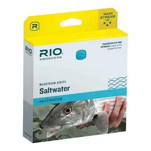 Mainstream Saltwater Fly Line, Floating Saltwater Fly Fishing Line, Easy Casting for Any Angler Targeting Bonefish, Permit, Tarpon, and Other Species, Blue Mainstream Saltwater Fly Line, Floating Saltwater Fly Fishing Line, Easy Casting for Any Angler Targeting Bonefish, Permit, Tarpon, and Other Species, Blue