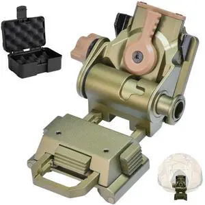 NVG Mount for PVS14/15/18 G24 Night Vision Goggles Adjustable L4 G24 Metal NVG Helmet Mount PVS 31 CNC Dovetail NVG Mount NVG Mount for PVS14/15/18 G24 Night Vision Goggles Adjustable L4 G24 Metal NVG Helmet Mount PVS 31 CNC Dovetail NVG Mount